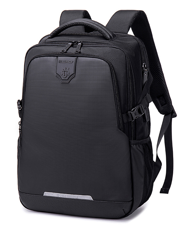 GOLDEN WOLF τσάντα πλάτης GB00444, με θήκη laptop 15.6", 23L, μαύρη - GOLDEN WOLF 92239