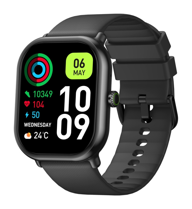 ZEBLAZE smartwatch GTS 3 Pro, heart rate, 1.97" AMOLED, μαύρο - ZEBLAZE 115054