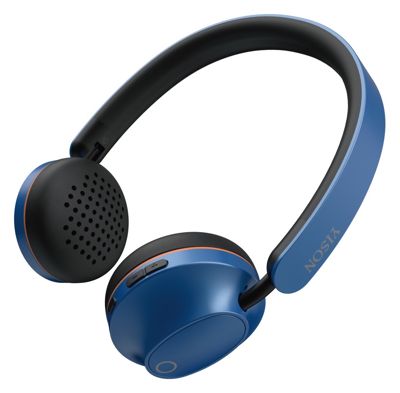 YISON headphones Hanker H3, wireless & wired, BT 5.0, 40mm, μπλε - YISON 83893