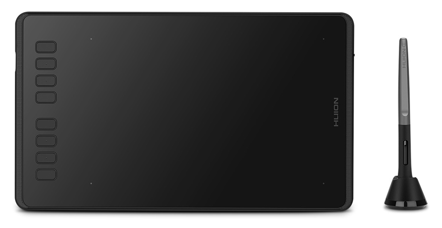 HUION pen tablet H950P, 8.7 x 5.4", battery-free pen, 8 πλήκτρα, μαύρο - HUION 87976