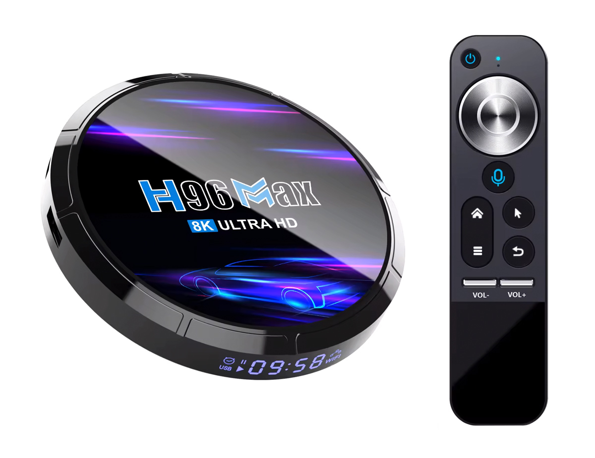 H96 TV Box Μ6, 8K, H618, 4/32GB, WiFi 6, Android 12 - H96 116337