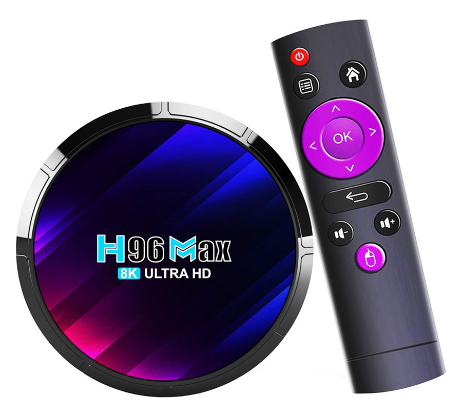 H96 TV Box Max RK3528, 8K, 4/32GB, Wi-Fi, Bluetooth, Android 13 - H96 114665
