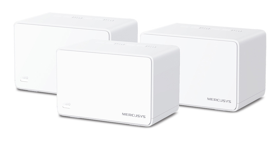 MERCUSYS Mesh Wi-Fi 6 System Halo H80X, 3Gbps Dual Band, 3τμχ, Ver. 1.0 - MERCUSYS 112100