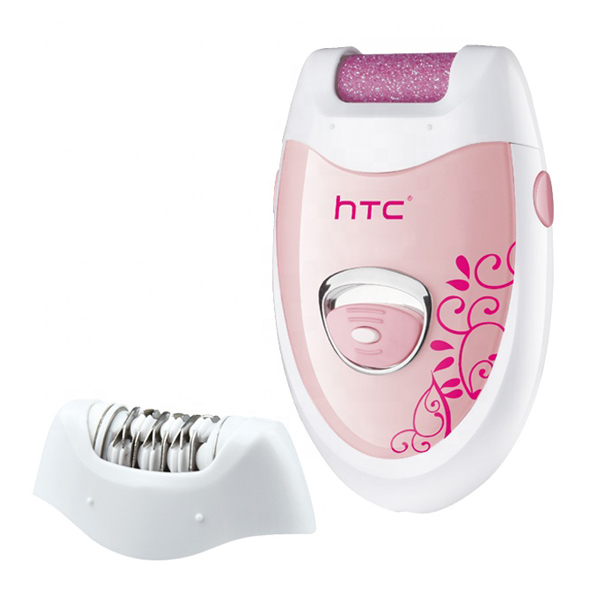 HTC αποτριχωτική μηχανή HL-022, 2 σε 1, επαναφορτιζόμενη, ροζ - HTC 97666