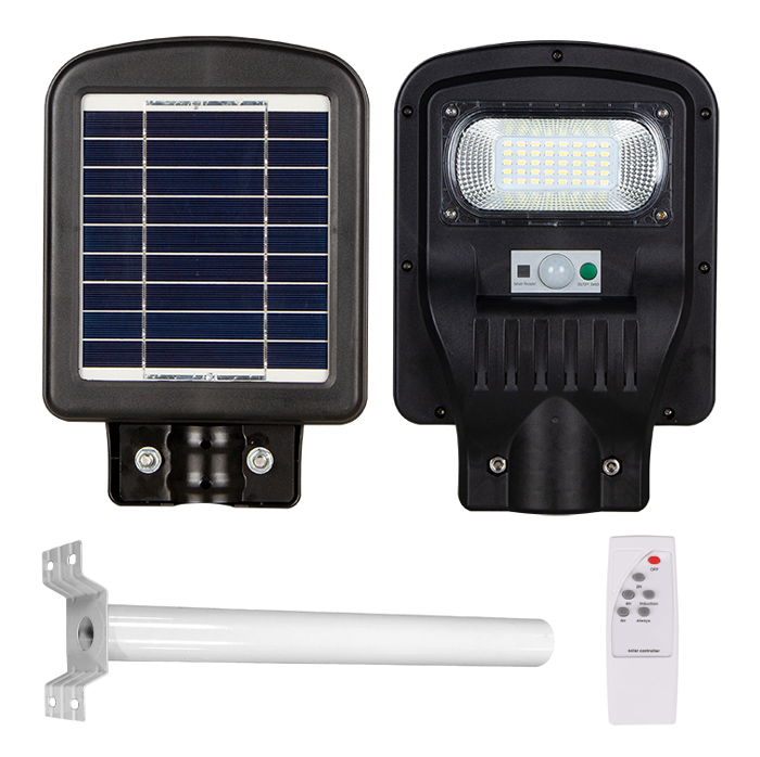POWERTECH LED ηλιακός προβολέας HLL-0126, χειριστήριο, PIR, 50W, 5000mAh - POWERTECH 110462