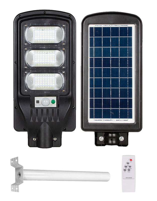 POWERTECH LED ηλιακός προβολέας HLL-0127 χειριστήριο, PIR 150W, 10000mAh - POWERTECH 110463