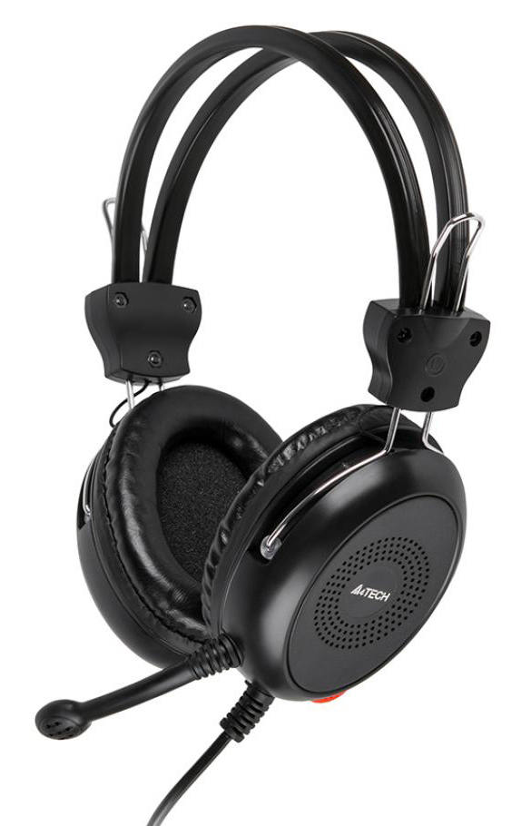 A4TECH Headset HS-30, 3.5mm, 40mm ακουστικά, μαύρα - A4TECH 24045