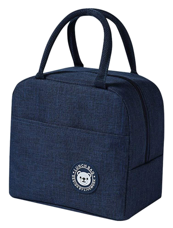 Ισοθερμική τσάντα HUH-0010, 7L, αδιάβροχη, 23x13x21cm, μπλε - UNBRANDED 88709