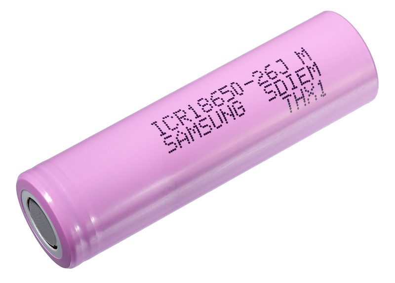 SAMSUNG επαναφορτιζόμενη μπαταρία τύπου 18650 ICR-26J, 2600mAh - SAMSUNG 78642