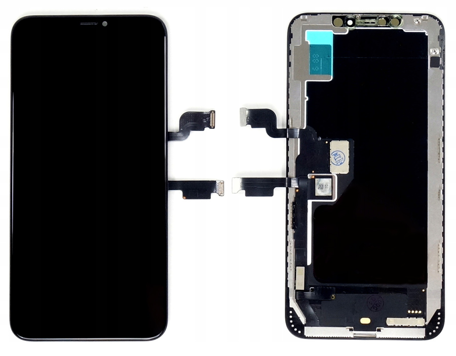 TW INCELL LCD για iPhone XS Max, camera-sensor ring, earmesh, μαύρη - TW INCELL 89837