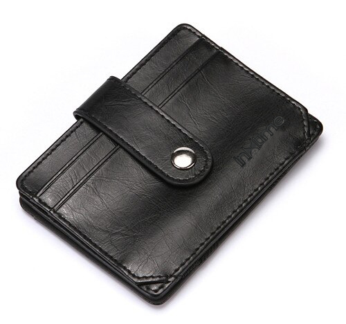 INTIME έξυπνο πορτοφόλι IT-015, RFID, PU leather, μαύρο - INTIME 26751
