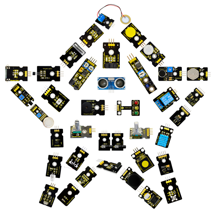 KEYESTUDIO 37 in 1 Sensor V2.0 kit για Arduino KS0399 - KEYESTUDIO 86592