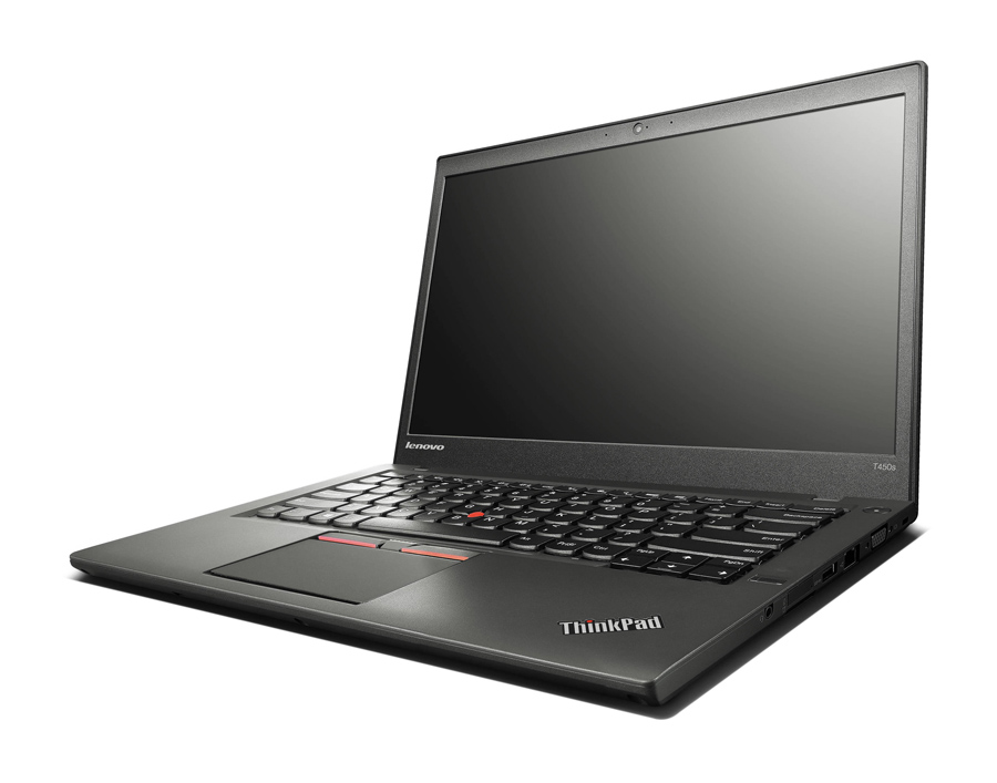 LENOVO Laptop ThinkPad T450S, Refurbished Grade B, i5-5300U 8/256GB SSD 14", Cam, Intel HD Graphics 5500, FreeDOS - LENOVO 115723