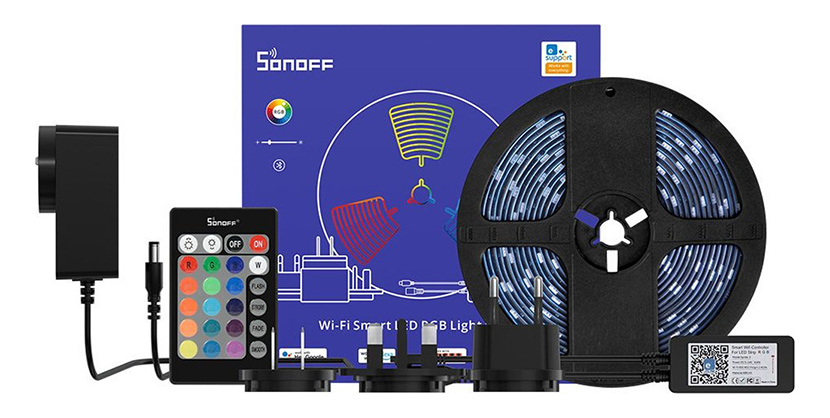 SONOFF smart LED καλωδιοταινία L2-5M, αδιάβροχη, RGB, WiFi & BT, 5m - SONOFF 95740