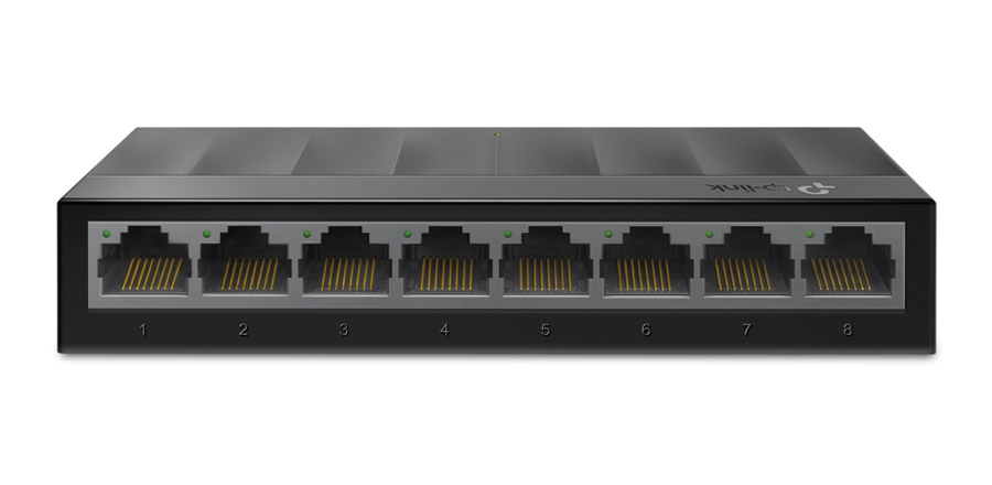 TP-LINK desktop switch LiteWave LS1008G, 8-port 10/100/1000Mbps, Ver 3.0 - TP-LINK 107141