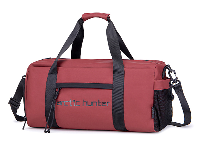 ARCTIC HUNTER τσάντα ταξιδίου LX00537 με θήκη παπουτσιών, 25L, κόκκινη - ARCTIC HUNTER 112256