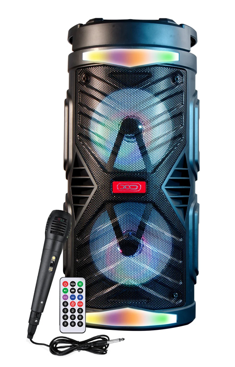 XO φορητό ηχείο XO-F35 με μικρόφωνο, 10W, BT/TF/USB/AUX, FM, μαύρο - XO 59733