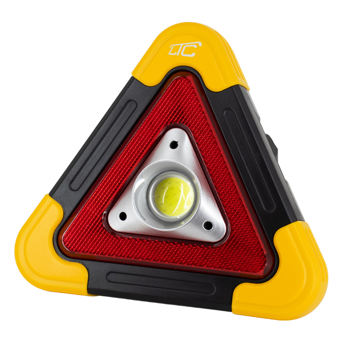LTC τρίγωνο ασφαλείας εκτάκτου ανάγκης LXLL78, ηλιακό, LED COB, 1200mAh - LTC 105658