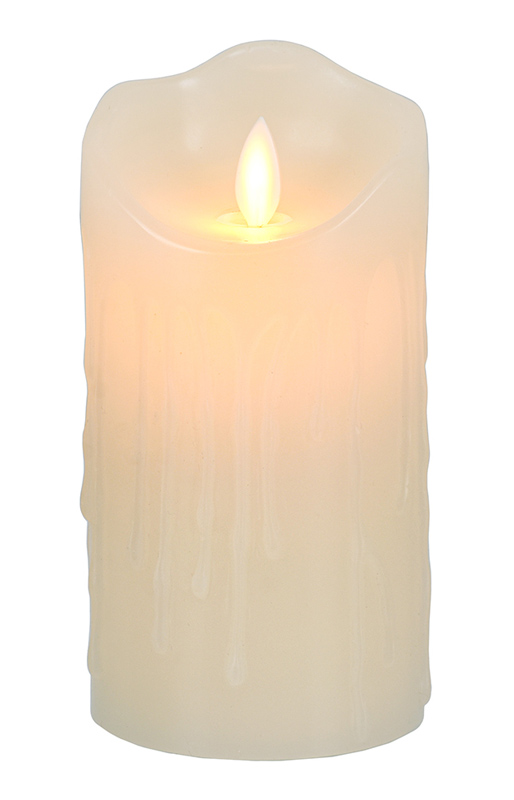 LTC LED φωτιστικό κερί LXSLED13, 7.5 x 17.5cm, λευκό - LTC 105653