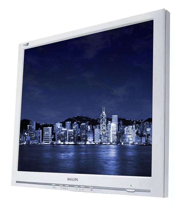 PHILIPS used οθόνη 190S7FG LCD, 19" 1280x1024, VGA/DVI, χωρίς βάση, GΒ - PHILIPS 117497