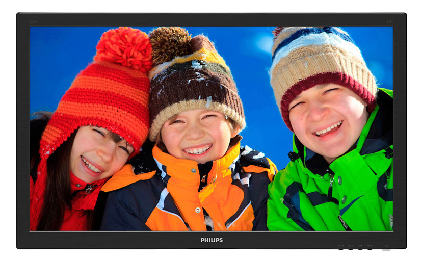 PHILIPS used οθόνη 223V5L LED, 21.5" Full HD, VGA/DVI, χωρίς βάση, GA - PHILIPS 108432