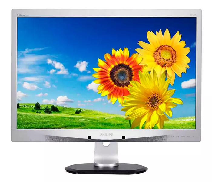 PHILIPS used οθόνη 240P4QPYES LED, 24.1", 1920x1200, VGA/DVI/DisplayPort, Grade A - PHILIPS 112238