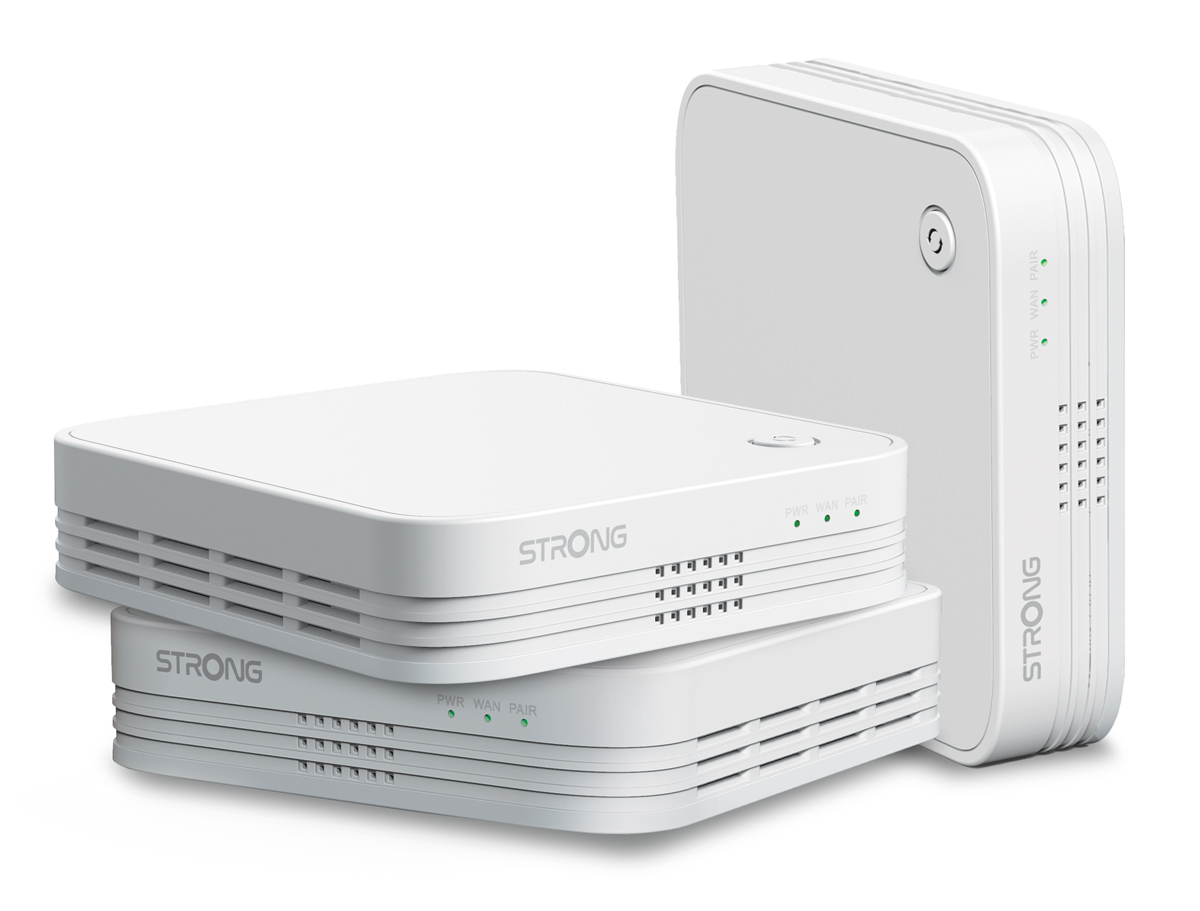 STRONG WiFi Mesh Home Kit ATRIA 1200 V2, 1200Mbps Dual Band, 3τμχ - STRONG 116527