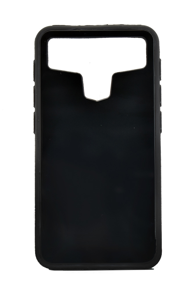POWERTECH universal θήκη Glass TPU για smartphone έως 7 x 14.5cm, μαύρη - POWERTECH 68010