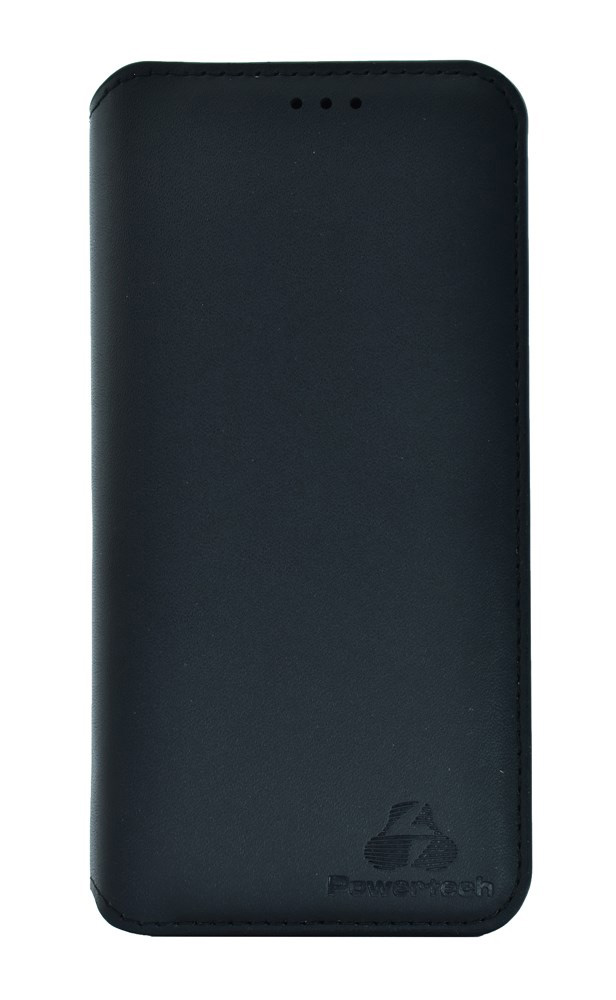 POWERTECH Θήκη Slim Leather για Samsung A6 Plus 2018, μαύρη - POWERTECH 69787