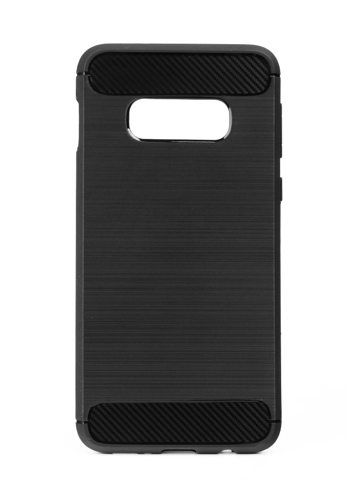 POWERTECH Θήκη Carbon Flex MOB-1230 για Samsung Galaxy S10e, μαύρη - POWERTECH 71274