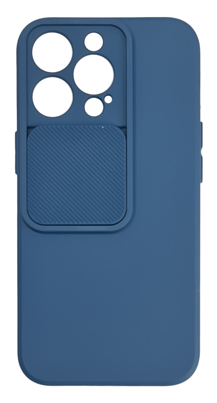 POWERTECH Θήκη Camshield Soft MOB-1791 για iPhone 13 Pro, μπλε - POWERTECH 107328