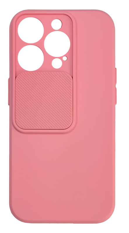 POWERTECH Θήκη Camshield Soft MOB-1798 για iPhone 14 Pro, ροζ - POWERTECH 107335