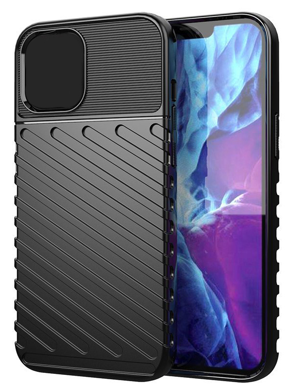 POWERTECH Θήκη Thunder MOB-1812 για iPhone 11, μαύρη - POWERTECH 59939