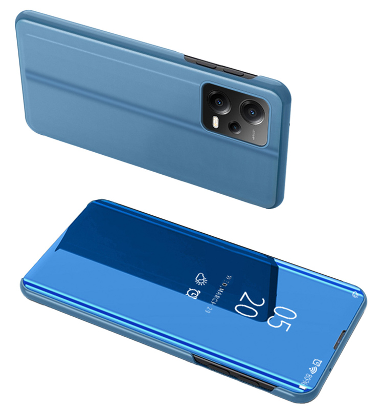 POWERTECH θήκη Clear view MOB-1858 για Xiaomi Note 12 5G/Poco X5, μπλε - POWERTECH 109835