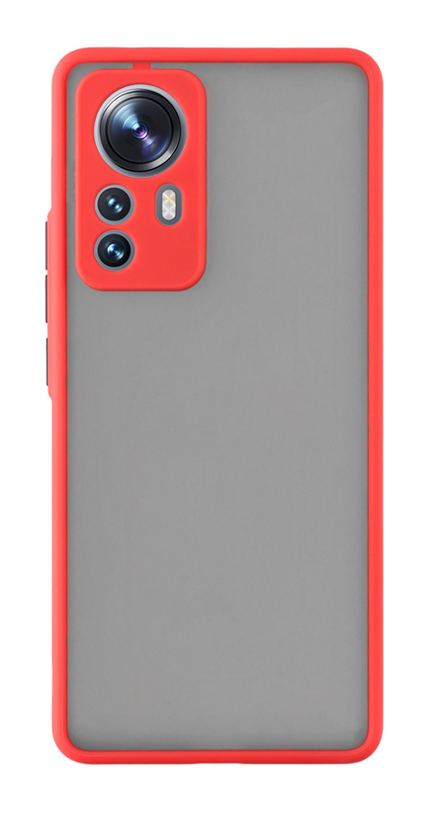 POWERTECH Θήκη Color Button MOB-1873 για Xiaomi 12/12X, κόκκινη - POWERTECH 110779