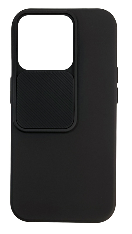 POWERTECH Θήκη Camshield Soft MOB-1884 για iPhone 15 Pro, μαύρη - POWERTECH 111358