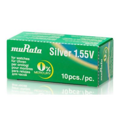 MURATA μπαταρία Silver Oxide για ρολόγια SR920SW, 1.55V, No371, 10τμχ - MURATA 76635