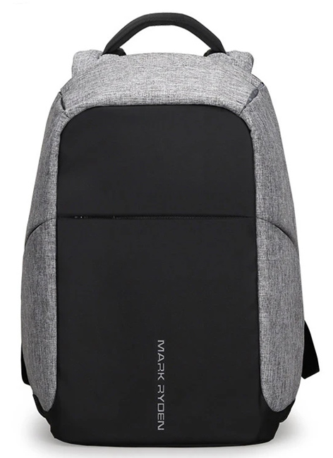 MARK RYDEN τσάντα πλάτης MR5815, με θήκη laptop 15.6", 15L, γκρι - MARK RYDEN 42748