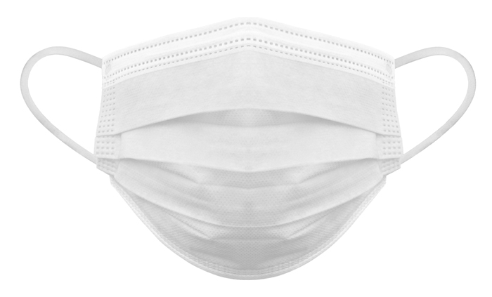 Μάσκα προστασίας 3 στρωμάτων MSK-0010, με φίλτρο BFE 80%, 10τμχ - UNBRANDED 82331