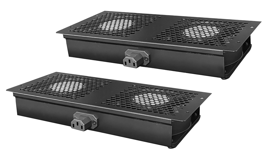 POWERTECH cooling fan για rack NETW-0009, 4x fans, 2x 29.5x13x4cm - POWERTECH 75641
