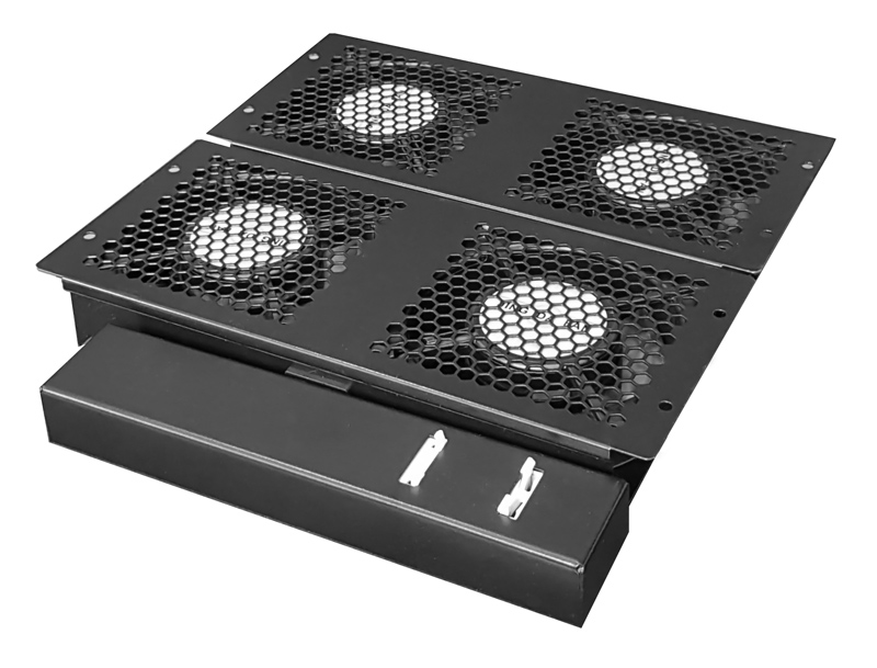 POWERTECH cooling fan με θερμοστάτη για rack NETW-0010, 29.5x31x4cm - POWERTECH 75642
