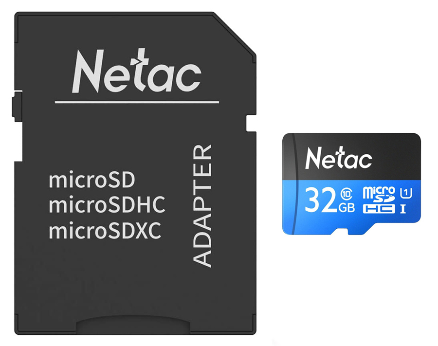 NETAC κάρτα μνήμης MicroSDHC P500 Standard, 32GB, 90MB/s, Class 10 - NETAC 97382