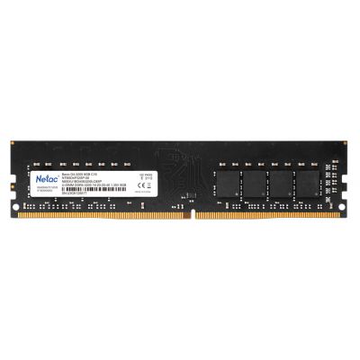 NETAC μνήμη DDR4 UDIMM NTBSD4P32SP-08, 8GB, 3200MHz, C16 - NETAC 105184
