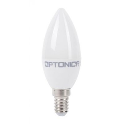 OPTONICA LED λάμπα C37 1425, 5.5W, 6000K, E14, 450lm - OPTONICA 107964