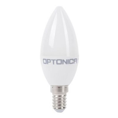 OPTONICA LED λάμπα candle C37 1429, 8W, 4500K, 710lm, E14 - OPTONICA 113569