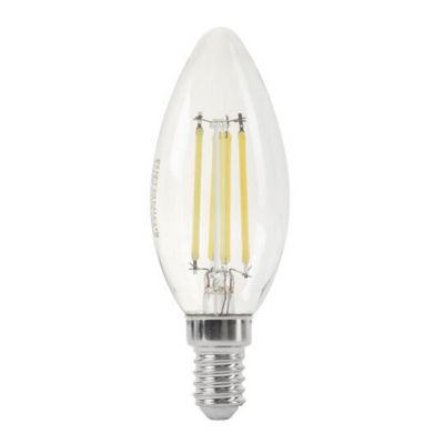 OPTONICA LED λάμπα candle C35 1472, Filament, 4W, 2700K, 400lm, E14 - OPTONICA 113571