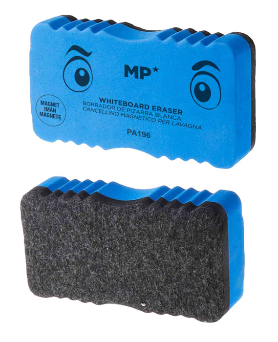 MP μαγνητικός σπόγγος ασπροπίνακα PA196, 14.5x7cm, διάφορα χρώματα - MP 82605