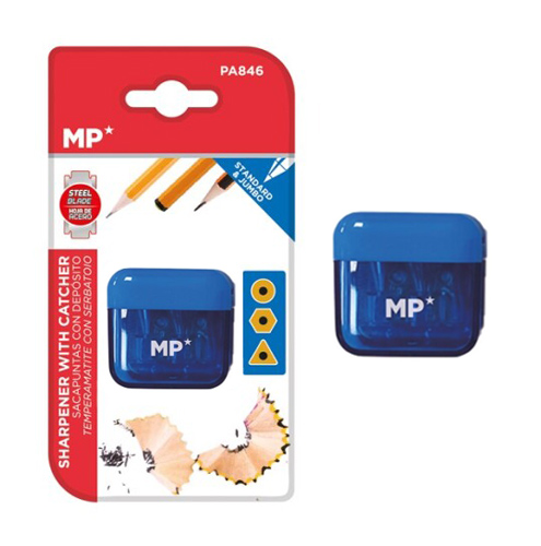 MP ξύστρα μολυβιών με κάδο PA846, μπλε - MP 95578