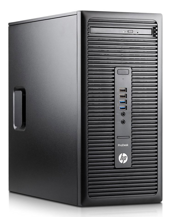 HP PC ProDesk 600 G2 MT, Refurbished Grade A Repainted, i5-6400, 8GB, 256GB SSD, DVD, FreeDOS - HP 117000