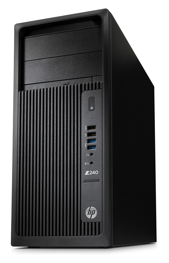 HP WorkStation Z240, E3-1225 V5, 16/250GB M.2, DVD, REF SQR - HP 115635